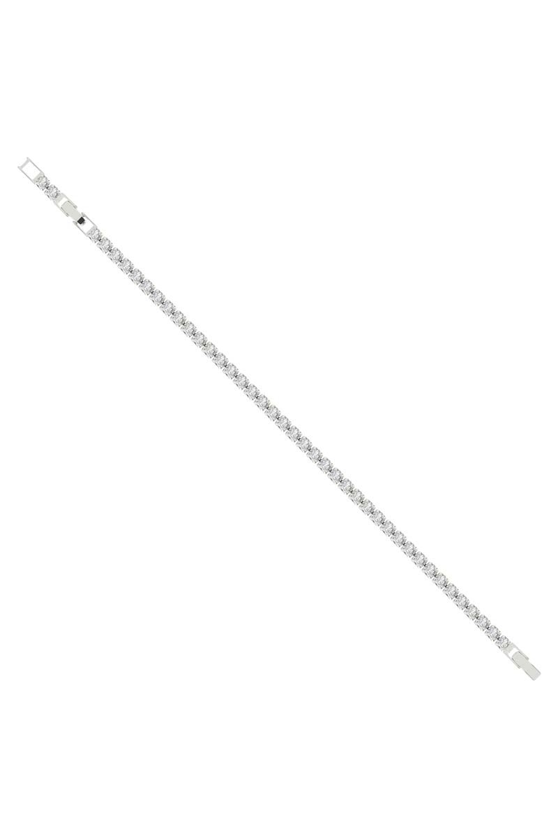 Merano Design Merano Design 4mm Beyaz Su Yolu Bileklik Kadın Kullanıcılar İçin Kristal Taş ve Gümüş — 3. ürün görseli