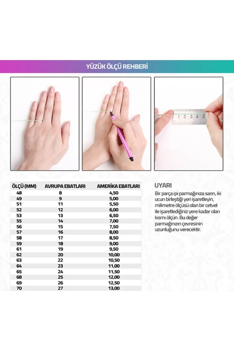 Merano Merano Design 7mm Tamtur Yüzük — 3. ürün görseli