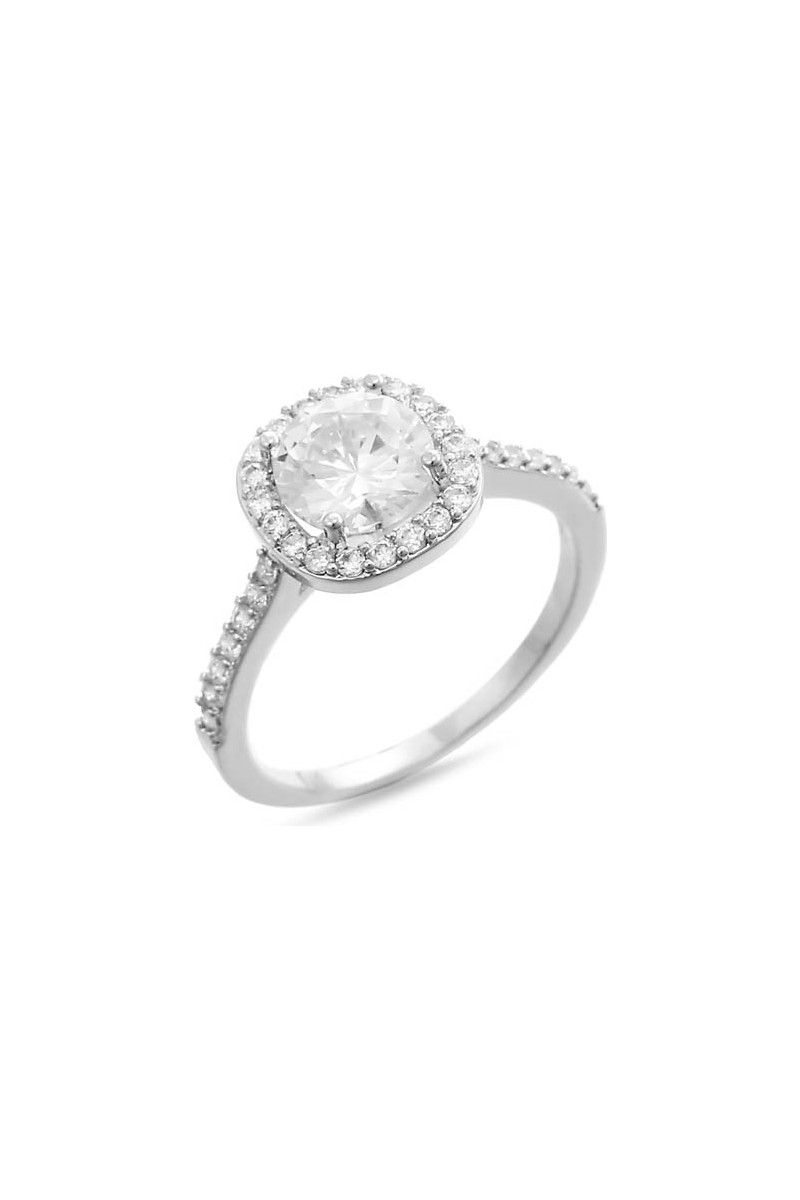 Merano Design Wed Zirkon Taşlı Kadın Yüzük 6 Ölçü Bronz Malzeme ile Şık Tasarım