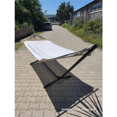 Metalgraf Metalgraf Metal Hamak Standı 1 Kişilik Kullanım için Dayanıklı Çelik Malzeme ile fiyatı ve görseli