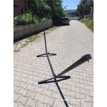 Metalgraf Metalgraf Metal Hamak Standı 1 Kişilik Kullanım için Dayanıklı Çelik Malzeme ile — 3. ürün görseli