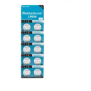 Mettzchrom Mettzchrom Kol Saat Pili SR626 Sw 377A LR626 Ag4 SR626SW 1.5V Kol Saati Pili 10'lu Sr 626 Sw fiyatı ve görseli