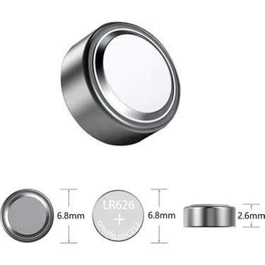 Mettzchrom Mettzchrom Kol Saat Pili SR626 Sw 377A LR626 Ag4 SR626SW 1.5V Kol Saati Pili 10'lu Sr 626 Sw — 5. ürün görseli