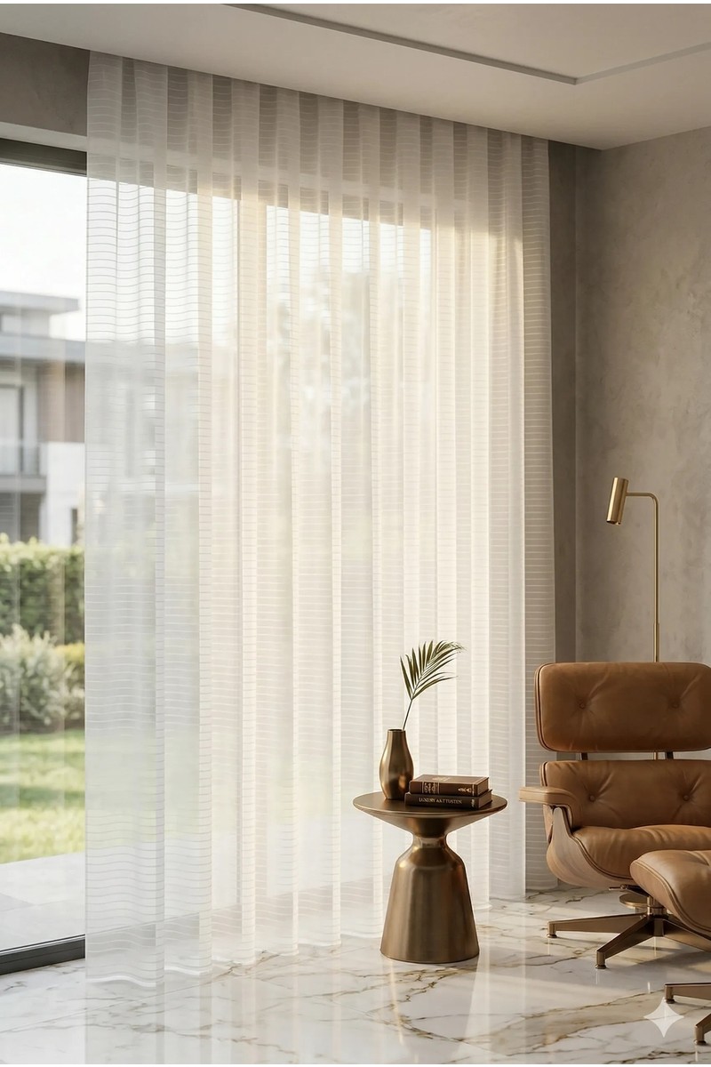 Miabella Home Miabella Home Ekonomik Tül Perde Tek Kanat 145X250 cm — 4. ürün görseli
