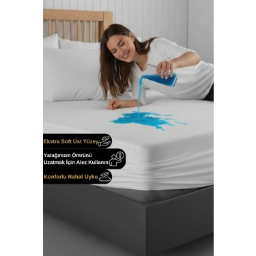 Senpai Micro-fitted %100 Sıvı Su Geçirmez Tek-çift Kişilik Full Kenar Çarşaf Yatak Alezi Koruyucu Çocuk fiyatı ve görseli