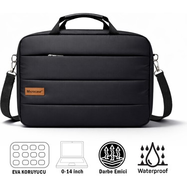 Microcase Microcase Macbook Air 13 Inch M4 2025 ile Uyumlu Notebook Macbook Evrak Çantası Siyah fiyatı ve görseli