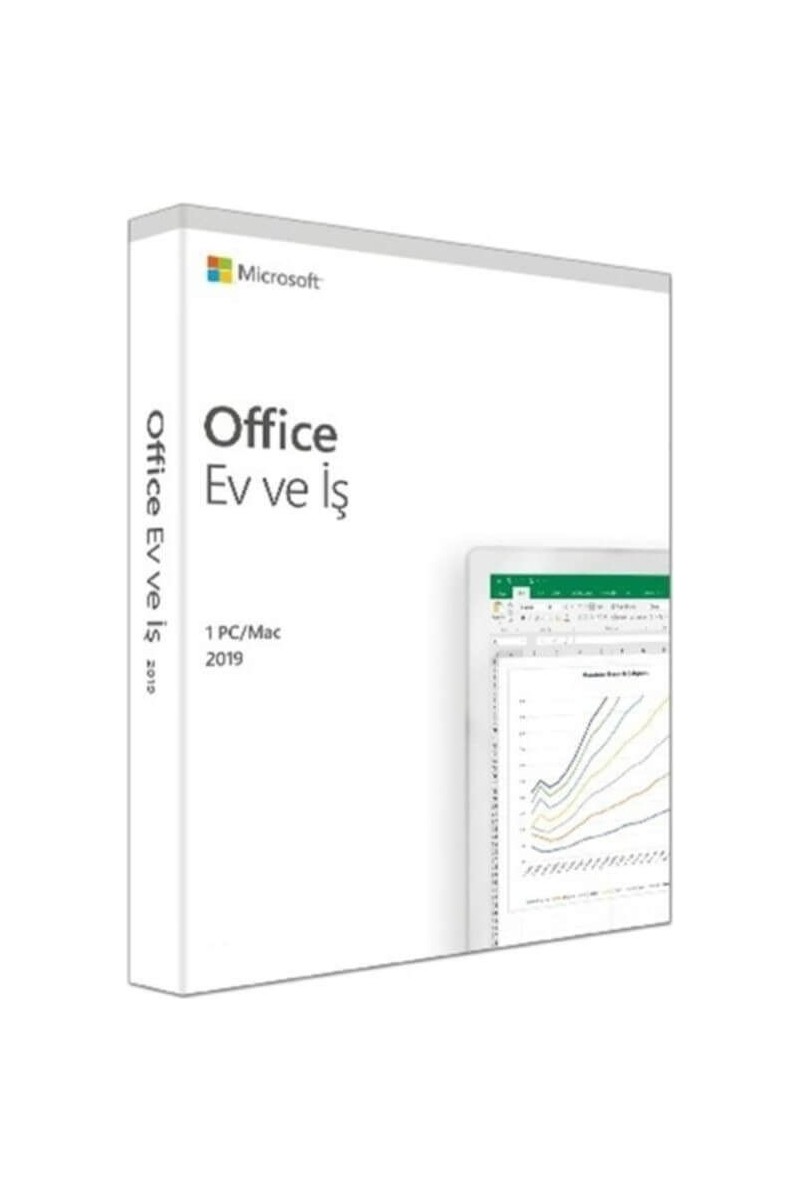 Microsoft Office 2019 Ev ve İş Türkçe - T5D-03258