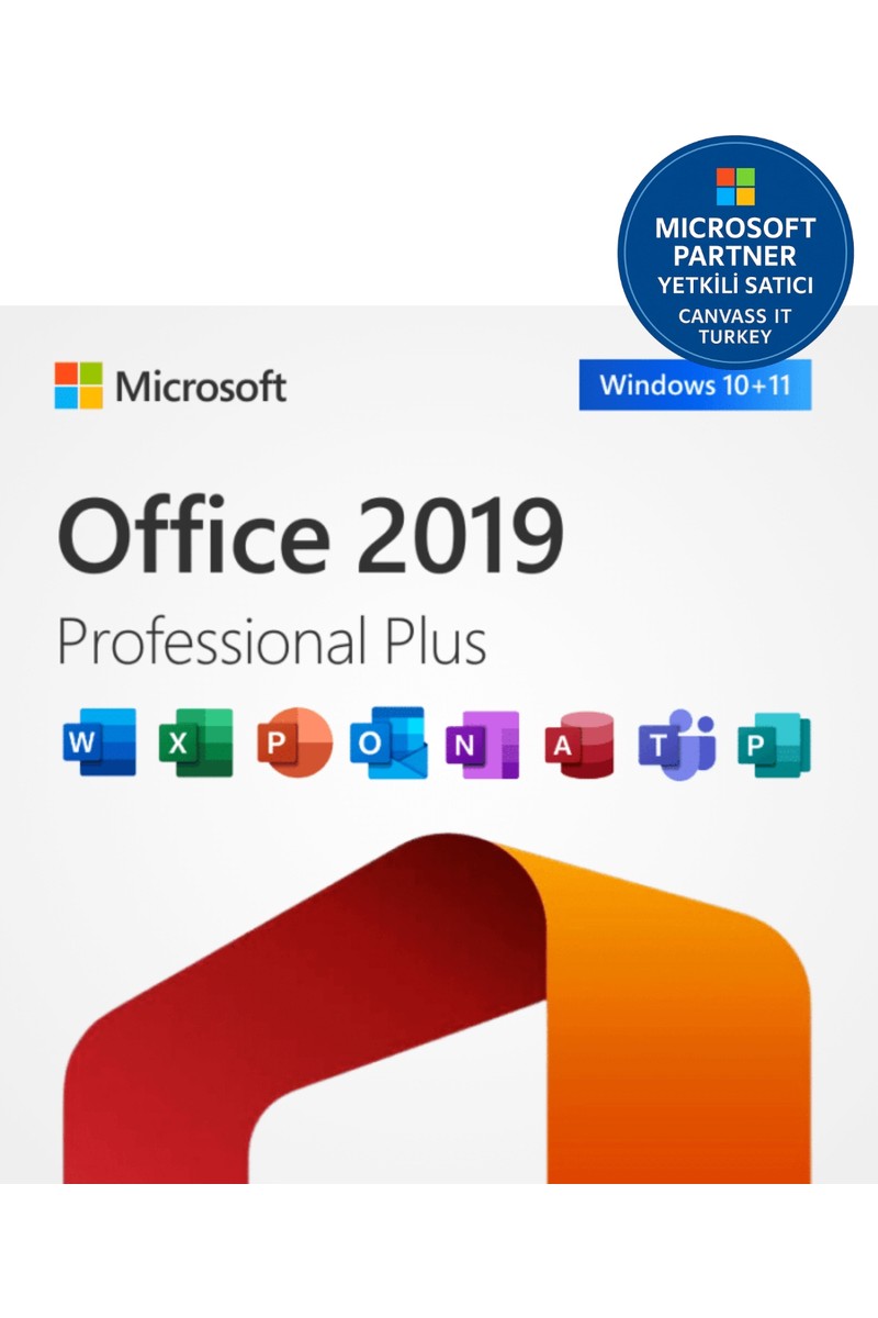 Microsoft Office 2019 Professional Plus Dijital Lisans Anahtarı Beyaz Renk ile Süresiz Kullanım