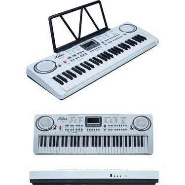 Midex Midex PS-1500WH-H Başlangıç İçin 5 Oktav 61 Tuşlu Org Kulaklık Notalık Öğrenim — 4. ürün görseli
