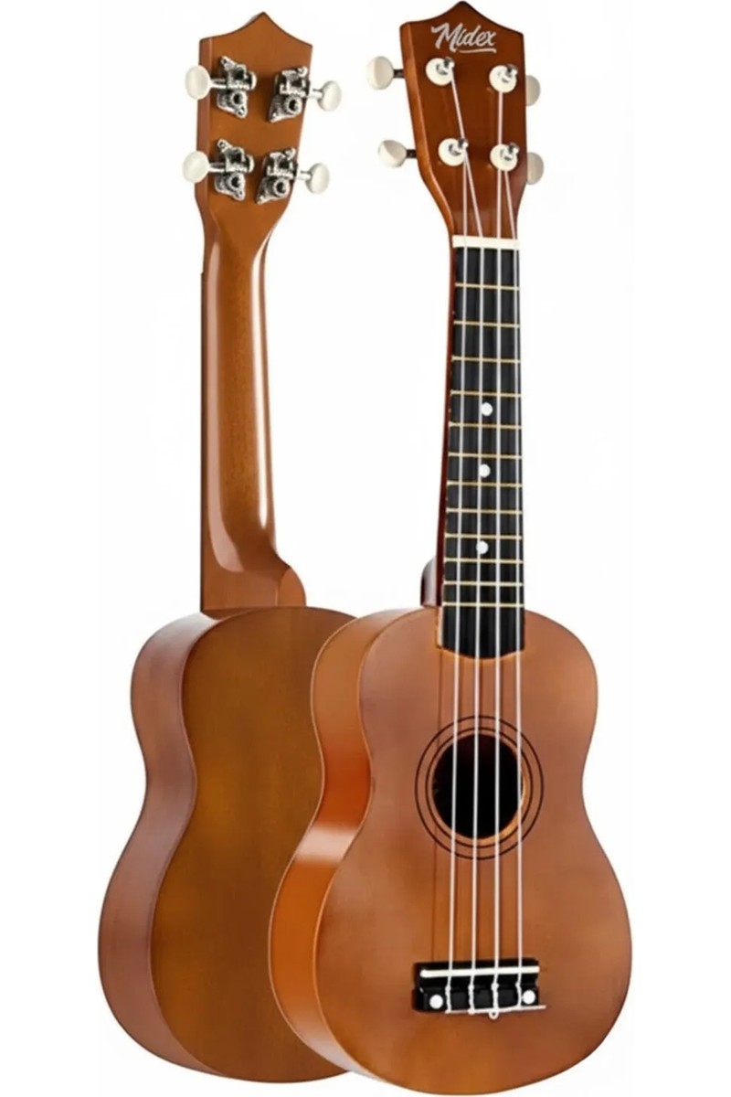 Midex Midex UKX-901M Kahverengi Soprano Ukulele 21" Boy Özellikli Akustik Performans — 3. ürün görseli
