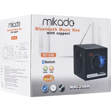 Mikado Mikado Bt-236 3W+3W Siyah Sd+Mmc+Fm Destekli Bluetooth Müzik — 5. ürün görseli