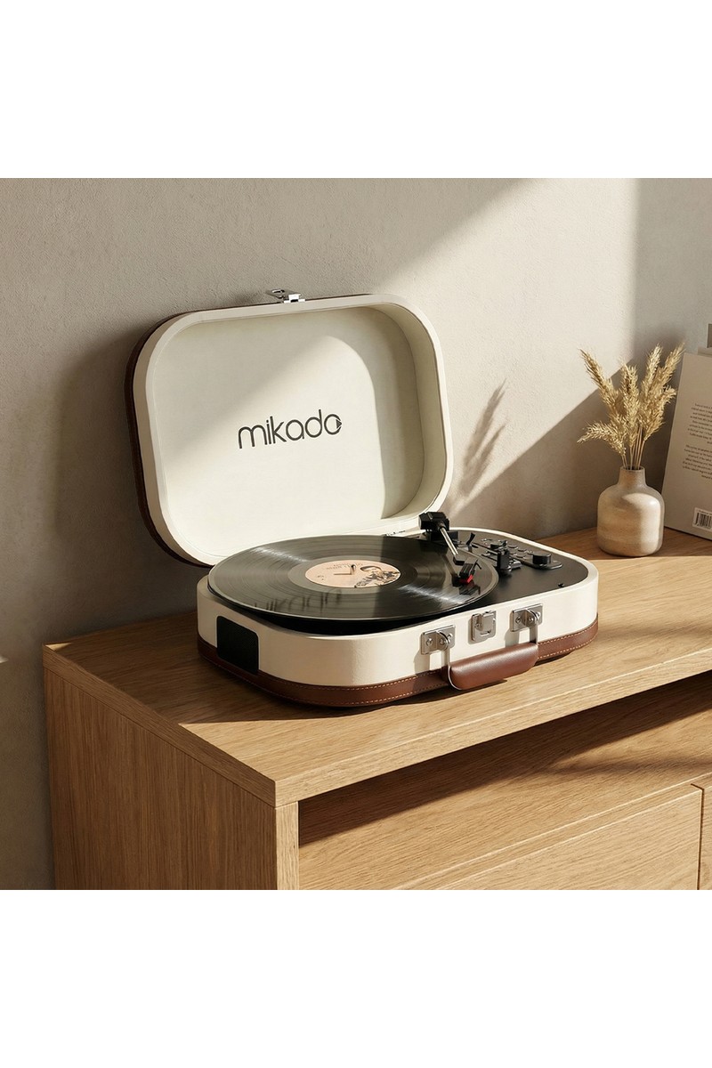 Mikado Nostalgia MN-101 Pikap Fil dişi Usb+RCA+Bluetooth Destekli Müzik Kutusu