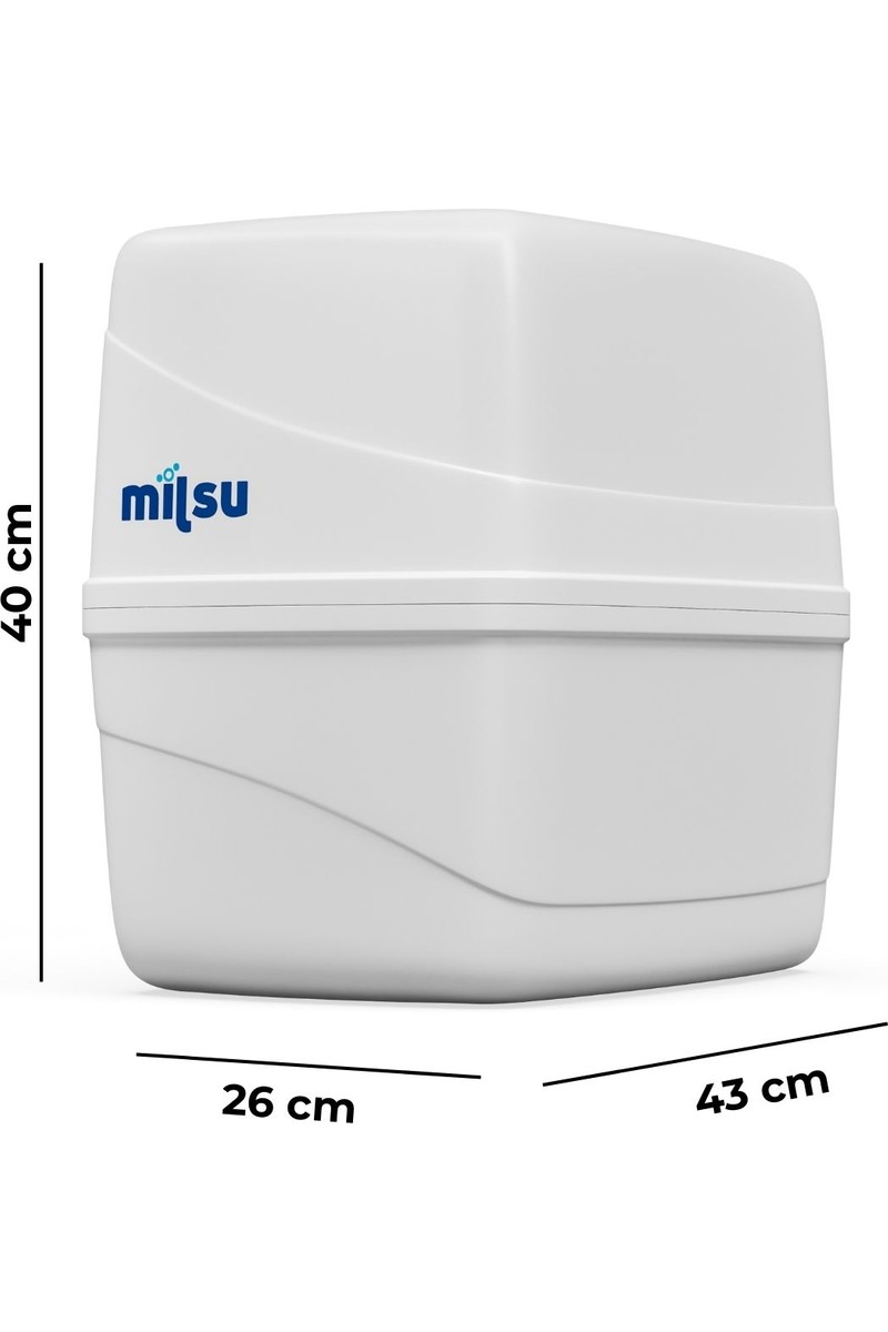 Mil Mil Su Arıtma Cihazı Pompalı 12 Aşamalı Multimineralli 8 Lt Çelik Tanklı (DP12-M-S) — 2. ürün görseli