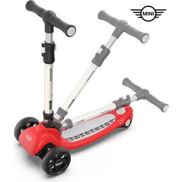Mini Cooper Mini Cooper Lisanslı 3 Tekerlekli Katlanabilir Ayarlanabilir Işıklı 50 kg Taşıma Kapasiteli Scooter — 3. ürün görseli
