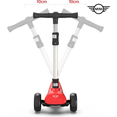 Mini Cooper Mini Cooper Lisanslı 3 Tekerlekli Katlanabilir Ayarlanabilir Işıklı 50 kg Taşıma Kapasiteli Scooter — 5. ürün görseli