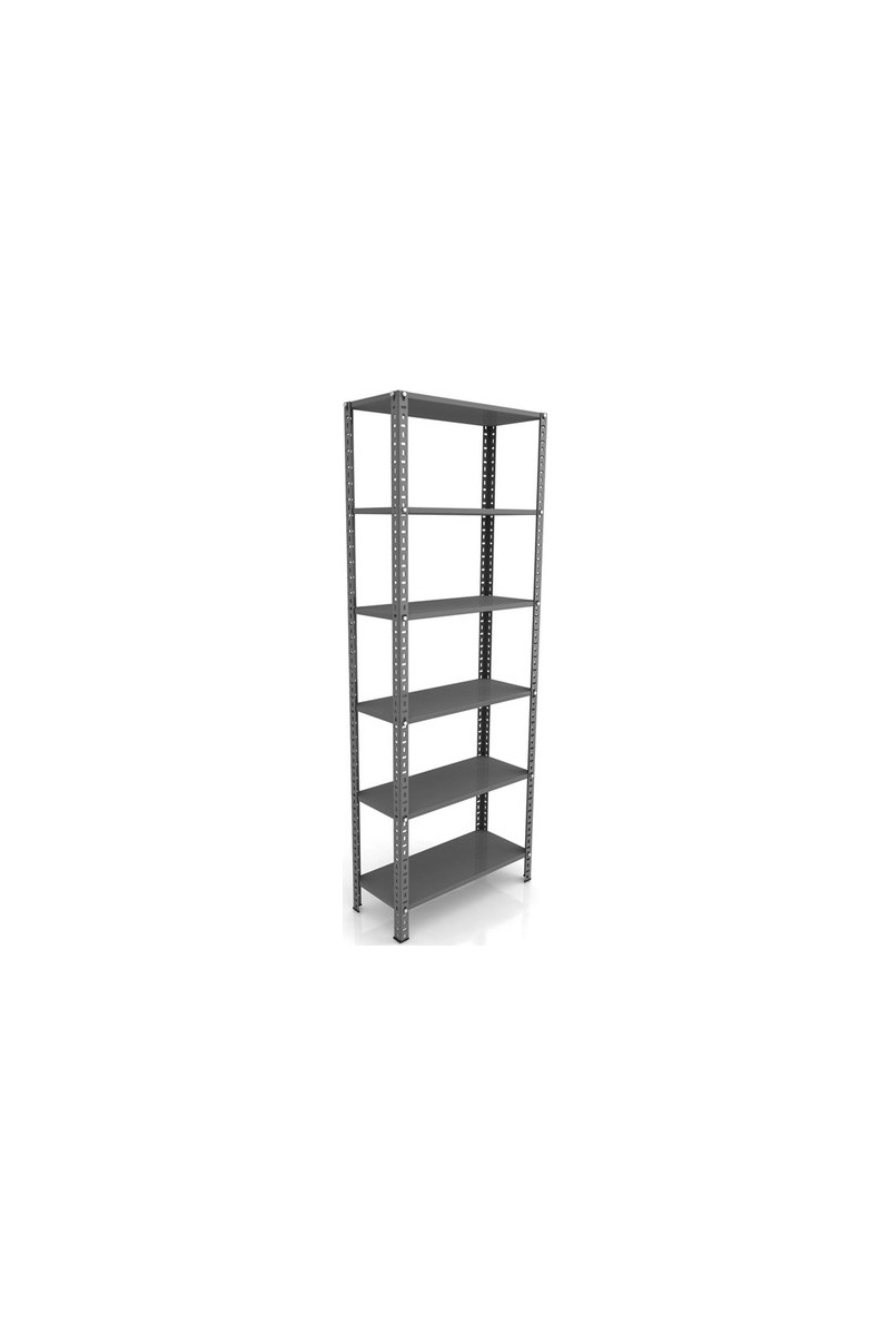Mira Raf Mira Çelik Raf Sistemleri 31X75x200 cm 6 Raflı Modern Tasarım Dayanıklı Malzeme ile Çok Amaçlı Kullanım