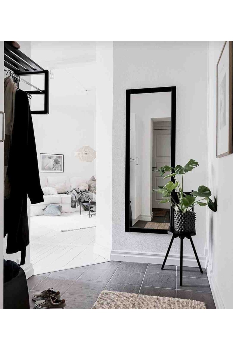 Mirrorss Mirrorss Duvar Aynası Minimalist Şık Siyah Ahşap Çerçeveli Dikdörtgen Tasarım Model — 2. ürün görseli