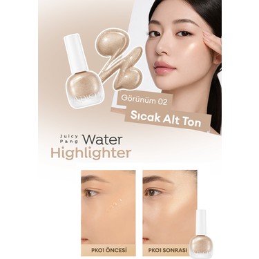 MISSHA MISSHA Ciltle Bütünleşen Kalıcı Likit Aydınlatıcı Juicy-Pang Water Highlighter — 3. ürün görseli