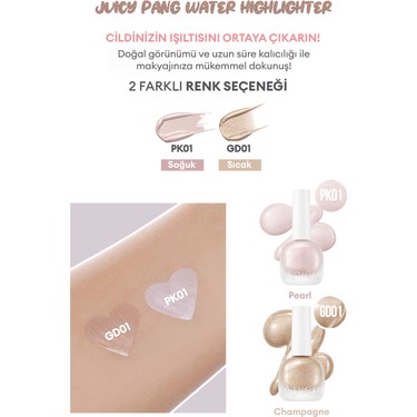 MISSHA MISSHA Ciltle Bütünleşen Kalıcı Likit Aydınlatıcı Juicy-Pang Water Highlighter — 4. ürün görseli