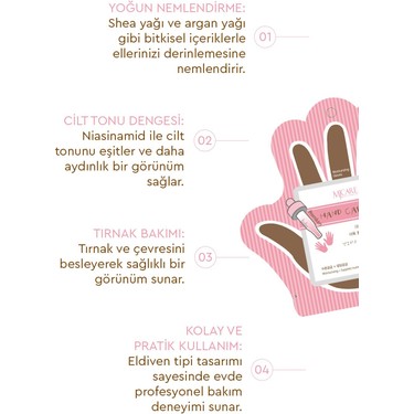 MjCare Mjcare Eldiven Tipi Yoğun Nemlendirici El Maskesi - Shea Yağı ve E Vitamini ile Zenginleştirilmiş — 2. ürün görseli
