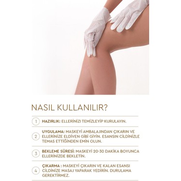 MjCare Mjcare Eldiven Tipi Yoğun Nemlendirici El Maskesi - Shea Yağı ve E Vitamini ile Zenginleştirilmiş — 4. ürün görseli