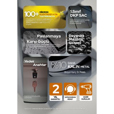 mobilyapratik Mobilya Pratik Kilitli 4'lü Metal Ayakkabılık - Açık — 5. ürün görseli