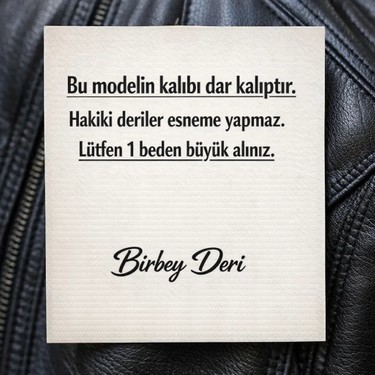 Moda Moda Erkek Kahverengi Yakası Kürklü Fermuarlı Içi Astarlı Hakiki Deri Mont — 5. ürün görseli