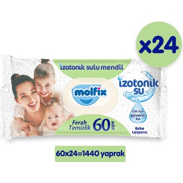 Molfix Molfix İzotonik Sulu Islak  Mendil Ferah Temizlik 1440 — 4. ürün görseli