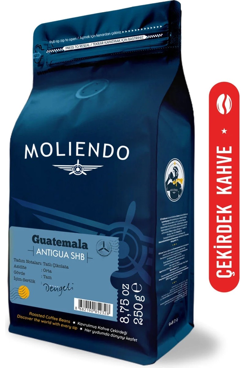 Moliendo Finest Coffee Moliendo Guatemala Antigua SHB Yöresel Kahve (Çekirdek Kahve) 250 — 5. ürün görseli
