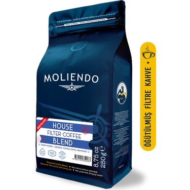 Moliendo Moliendo Finest Coffee House Blend Filtre Kahve (Öğütülmüş Filtre Kahve) 250 fiyatı ve görseli