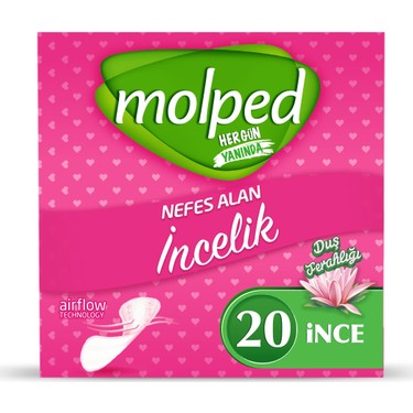Molped Molped Günlük Ped İnce Duş Ferahlığı 20 fiyatı ve görseli