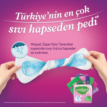 Molped Molped Ultra Hijyenik Ped Gece Süper Ekonomik 20 — 3. ürün görseli