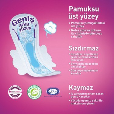 Molped Molped Ultra Hijyenik Ped Gece Süper Ekonomik 20 — 4. ürün görseli