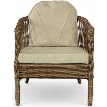 Monalin Mobilya Monalin Home Garden Miami 5 Kişilik(3-1-1-Masa) Rattan Örgü Bahçe & Balkon & Teras Oturma Grubu — 6. ürün görseli