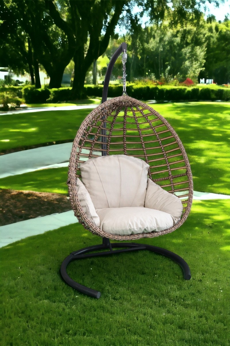 Monalin Monalin Mobilya Monalin Home Garden Sofya Classic Rattan El Örgüsü Bahçe & Balkon & Teras Salıncağı — 2. ürün görseli