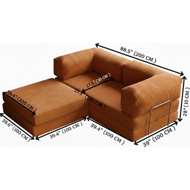 MONAMI MONAMI Dechome Yeny Fitilli Kadife | Köşe Koltuk | 200X200 Köşe Takımı | Modüler Köşe Takımı | — 5. ürün görseli