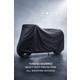MOONRIDER MOONRIDER Moonrıder Gri Su Geçirmez Premium Kalite Motosiklet Branda 400CC Altı Motorsikletler Için — 4. ürün görseli