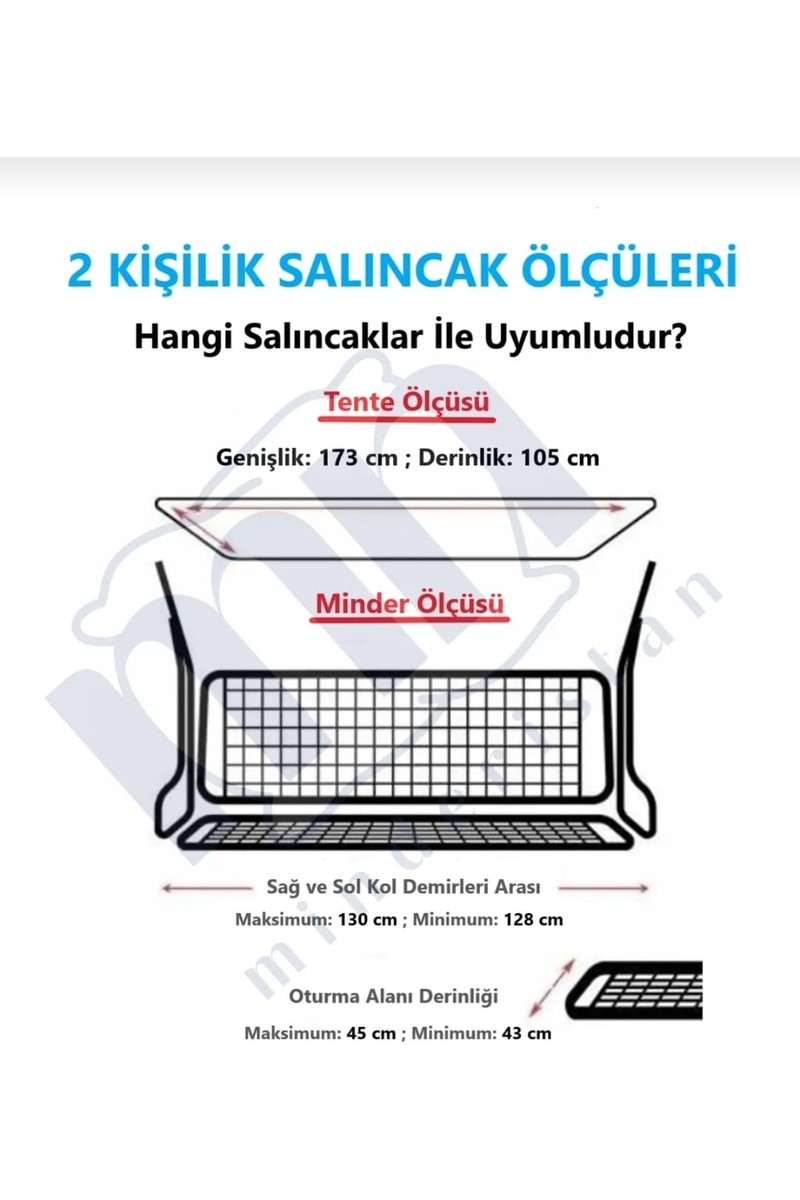 Mor Mor Minder Salıncak Minder Seti Tenteli Yeşil Yaprak Salıncak Minder Seti 2 Kişilik Süngerli Işbir Gri Sünger — 3. ürün görseli