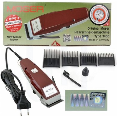 Moser Moser 1400-0050 Tıraş Makinesi + 4 Tarak Moser 1400-0050 Tıraş fiyatı ve görseli