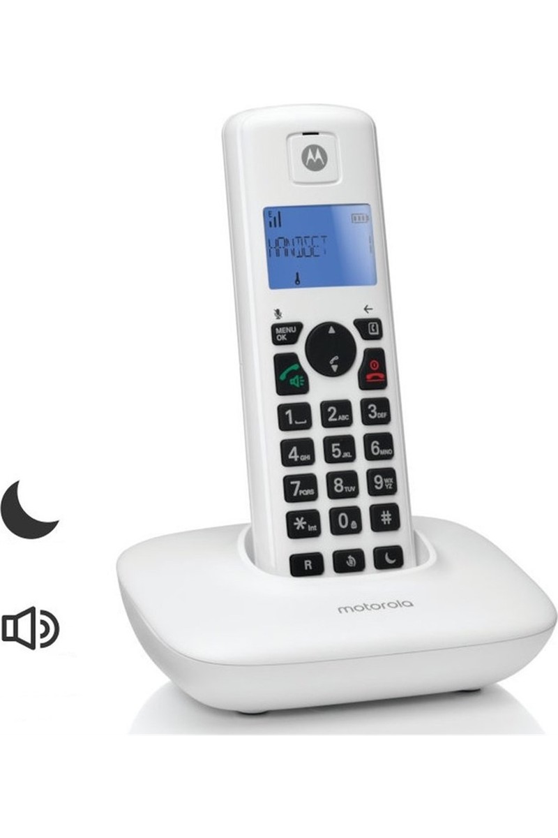 Motorola T401+ Handsfree Dect Telsiz Telefon Beyaz