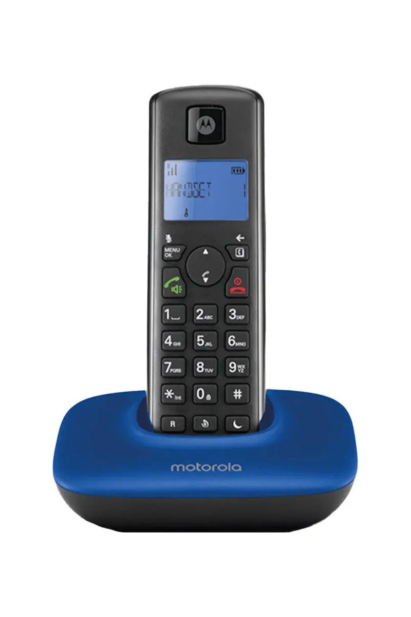 Motorola T401+ Lacivert&Siyah Handsfree Dect Telsiz Telefon 10 Saat Konuşma Süresi ile Gelişmiş Özellikler