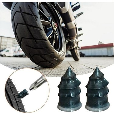 Meyzone Motosiklet Araba Oto Lastik Tamir Kiti Kauçuk Vida Seti Lastik Yama Kolay Vida Lastik fiyatı ve görseli
