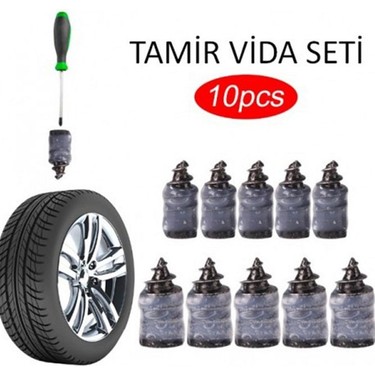 Meyzone Motosiklet Araba Oto Lastik Tamir Kiti Kauçuk Vida Seti Lastik Yama Kolay Vida Lastik — 2. ürün görseli