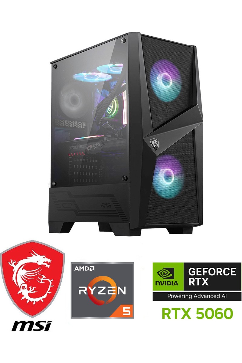 MSI MSI Gaming Pc Ddr5 / 8 GB RTX-5060 / Ryzen 5 7500F / 16 GB Ddr5 Ram / 1 Tb M.2 SSD / WİN11 — 3. ürün görseli