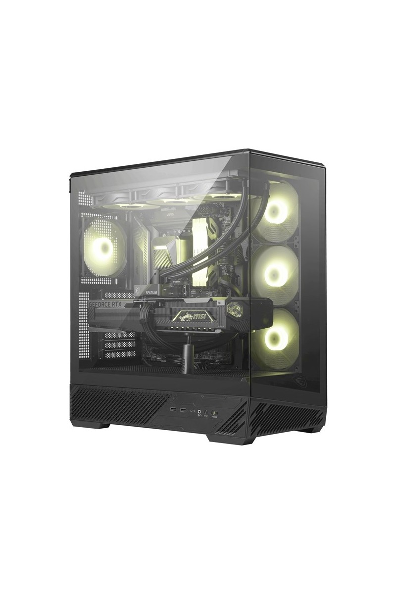 MSI Mag Pano 130R Pz Panoramık Gamıng Mıd-Tower Pc Kasası Siyah