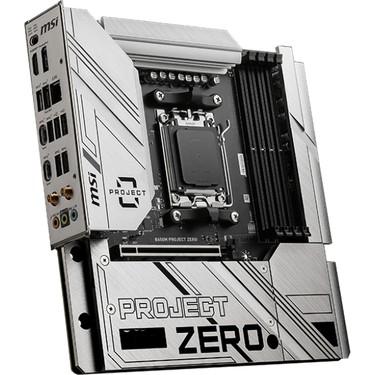 MSI MSI MB B650M PROJECT ZERO AM5 DDR5 7600MHZ(OC) HDMI DP M.2 USB3.2 2.5G LAN WI-FI 6E — 4. ürün görseli