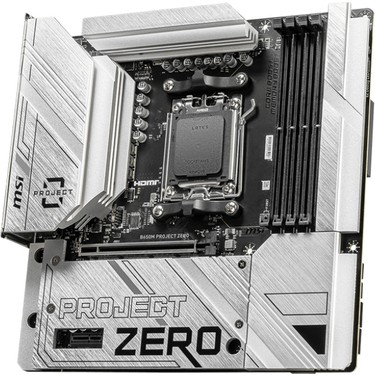 MSI MSI MB B650M PROJECT ZERO AM5 DDR5 7600MHZ(OC) HDMI DP M.2 USB3.2 2.5G LAN WI-FI 6E — 5. ürün görseli