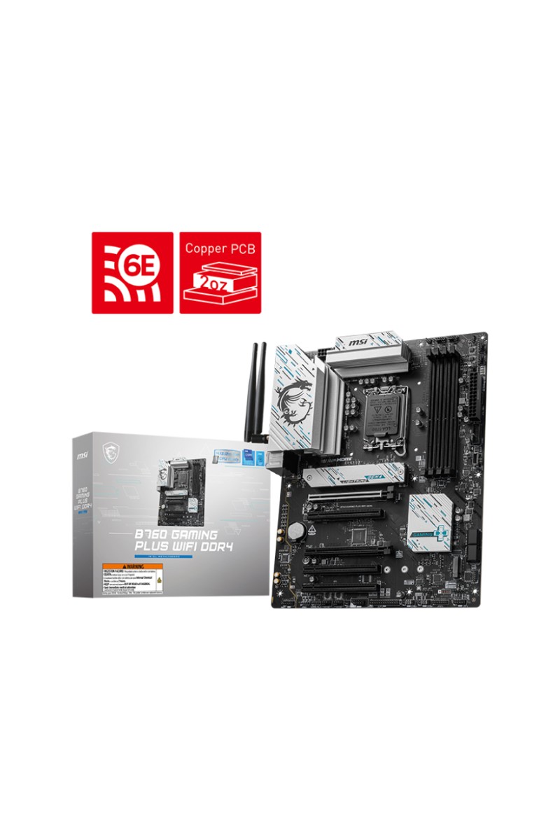 MSI Msı B760 Gamıng Plus Wıfı  LGA1700 Ddr4 5333+(OC)MHZ Atx — 6. ürün görseli