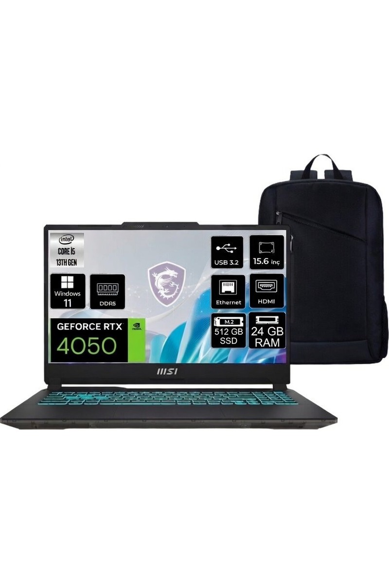 MSI Msı Cyborg 15 A13VE-2268XTRNN Intel Core I5 13420H 24GB