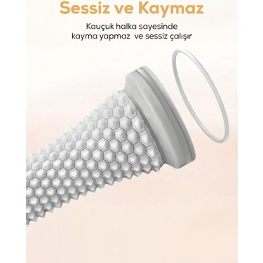 MUJGAN MUJGAN Ayak Masaj Silindiri - Derin Doku Masajı İçin Yüksek Performanslı Manuel Ovmalı — 3. ürün görseli